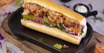 شاورما خبز فرنسي سوبر