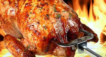 نصف دجاجة مع رز